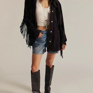 Black Fringe Jacket